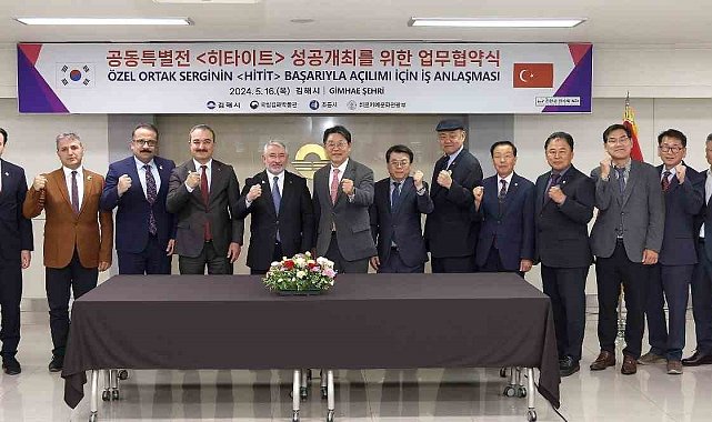 Çorum Belediyesi ile Gimhae belediye arasında iki işbirliği protokolü imzalandı