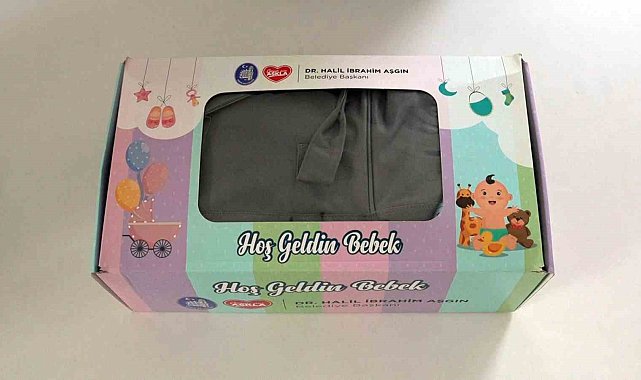Çorum Belediyesi'nden "Hoş Geldin Bebek" seti