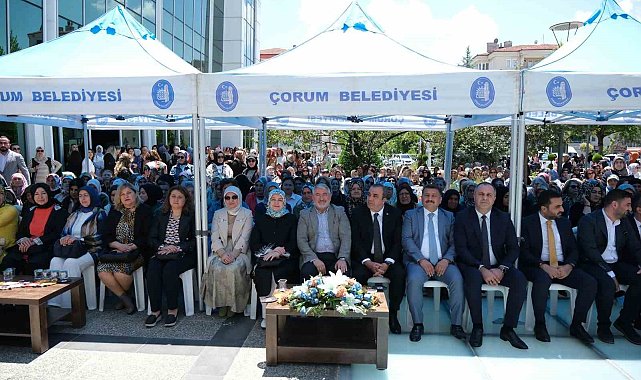 Çorum'da el emeği, göz nuru eserler görücüye çıktı
