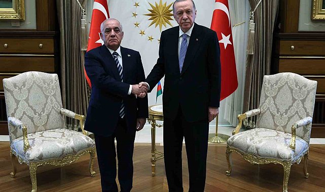 Cumhurbaşkanı Erdoğan, Azerbaycan Başbakanı Asodov'u kabul etti