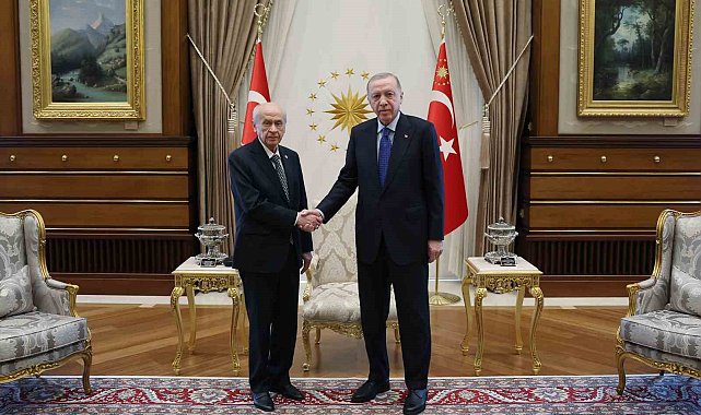 Cumhurbaşkanı Erdoğan, MHP Lideri Bahçeli ile görüştü
