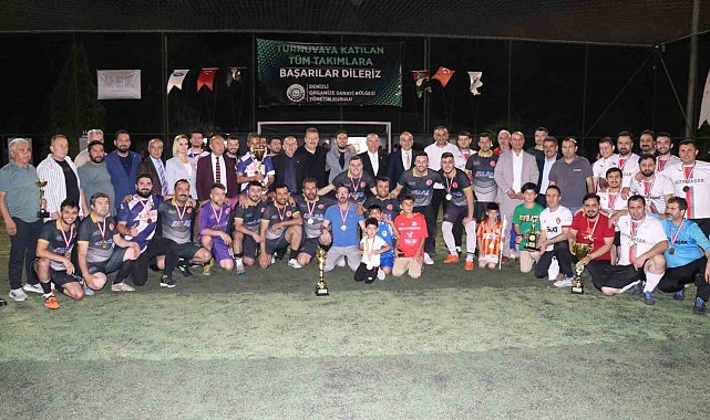 Denizli OSB Ligi'nin şampiyonları belli oldu