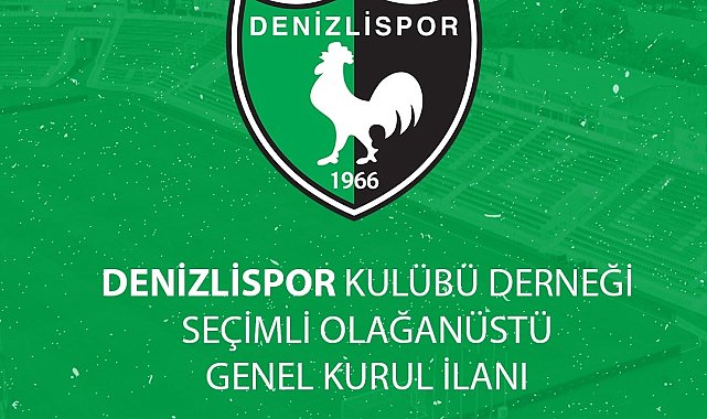Denizlispor'da 15 günde yeniden kongre kararı alındı