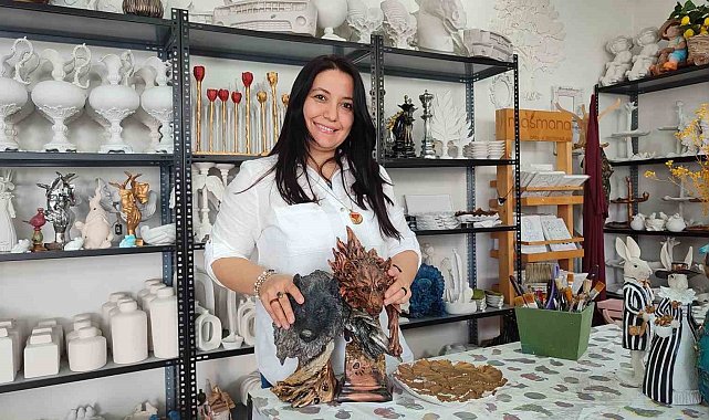 Depremzede kadınlar moral bulsun diye atölye açtı