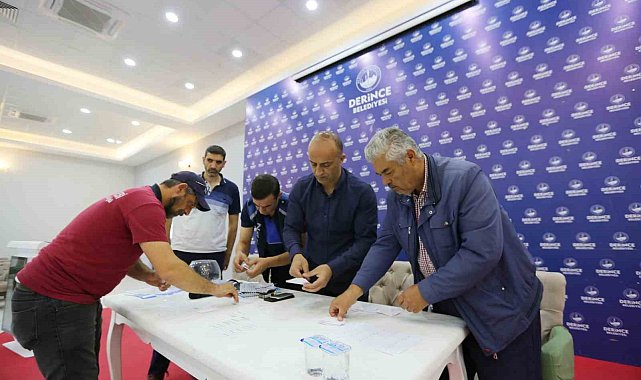 Derince'de kurban satış yerleri kurayla belirlendi