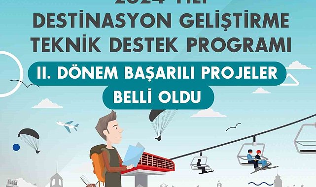 Destinasyon Geliştirme Teknik Destek Programı ile 5 proje desteklenecek