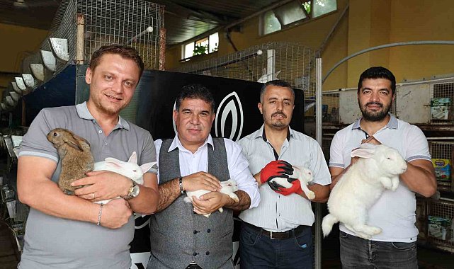 Devlet desteğiyle 10 tavşan aldı, 78 ayrı tavşan üretim merkezi açılmasına sağladı