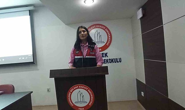 Devrek'te Jandarmadan öğrencilere konferans