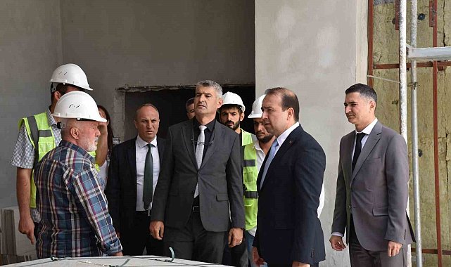 Didim Devlet Hastanesi inşaatında çalışmalar hız kesmiyor