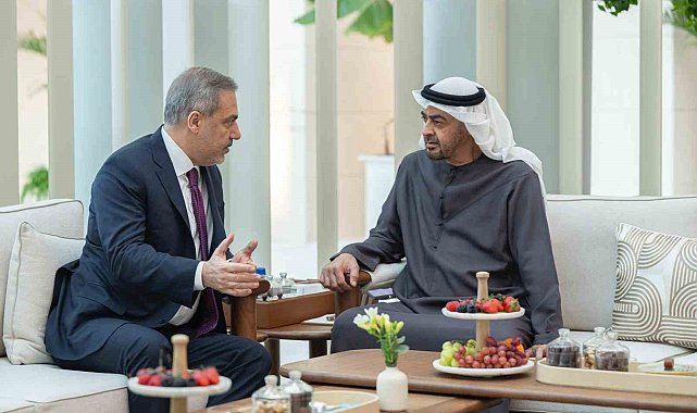 Dışişleri Bakanı Fidan, BAE Devlet Başkanı Zayed Al Nahyan ile görüştü