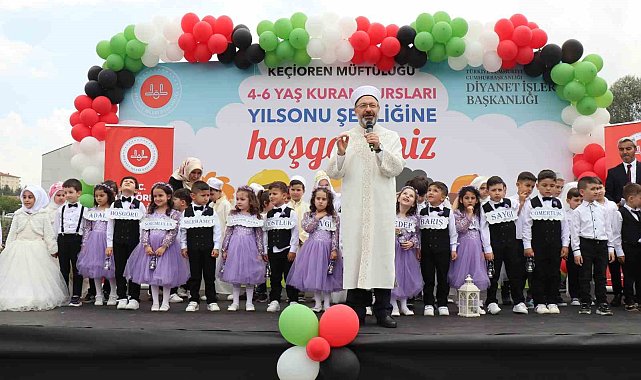 Diyanet İşleri Başkanı Erbaş: "Dünyada zulmün ortadan kalkmasına vesile olan bir milletiz"