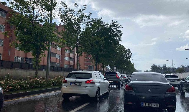 Diyarbakır'da sağanak yağış etkili oldu