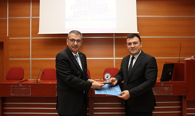 Doç. Dr. Süleyman Yaman Koçak 7. Tez Ödülü sahibini buldu