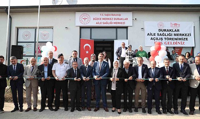 Duraklar Aile Sağlığı Merkezi açıldı