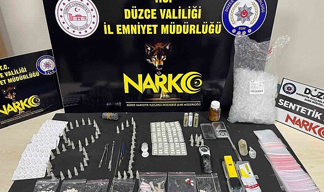 Düzce'de uyuşturucu operasyonu: 1 gözaltı
