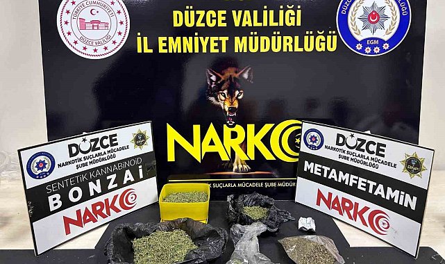 Düzce&#039;de yakalanan uyuşturucu satıcısı tutuklandı