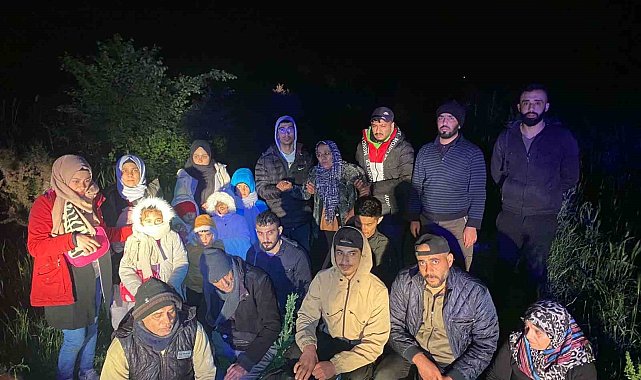 Edirne'de 21 kaçak göçmen yakalandı