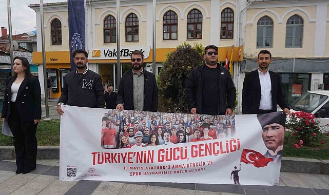 Edirne'de Gençlik Haftası kutlamaları başladı