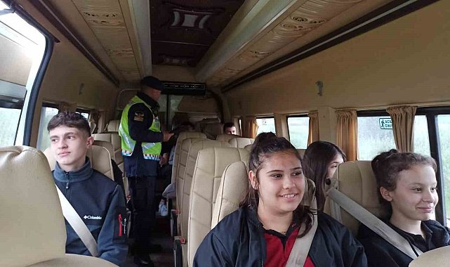 Edirne'de okul servisleri denetlendi