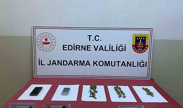 Edirne'de uyuşturucu madde ve hassas terazi ele geçirildi
