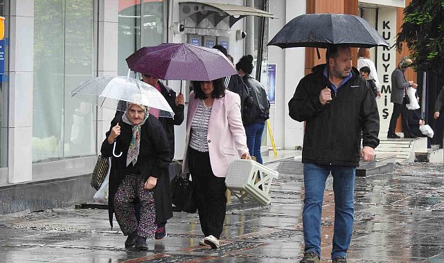 Edirne'de yağmur etkili oldu