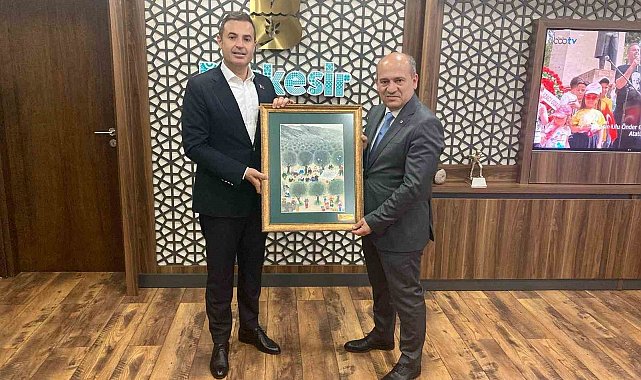 Edremit Ticaret Odası Yönetiminden Ahmet Akın'a ziyaret