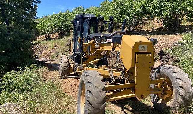 Efeler Belediyesi kırsal mahallelerde yol çalışmalarını sürdürüyor