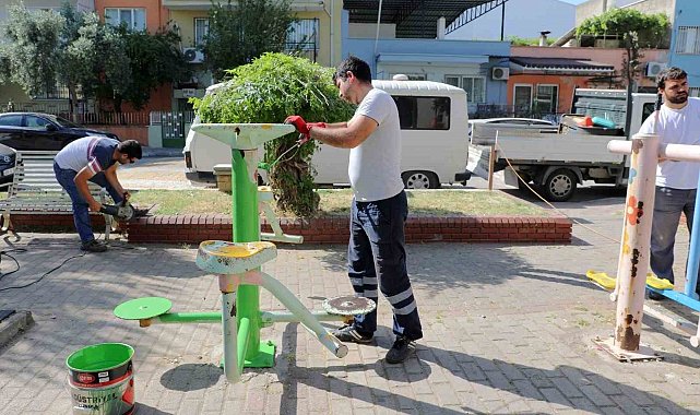 Efeler'in parkları yenileniyor