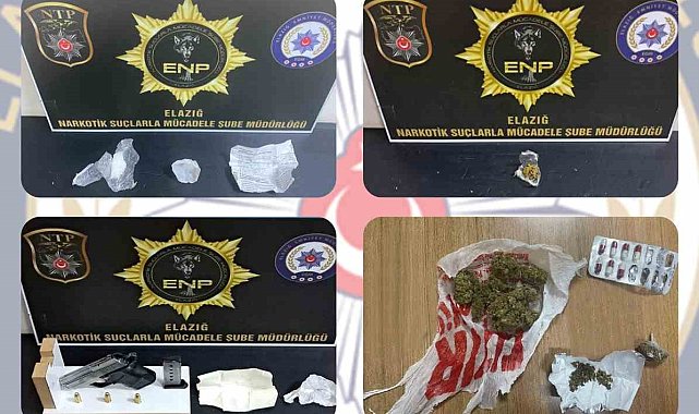 Elazığ polisinden uyuşturucu satıcılarına darbe: 12 gözaltı