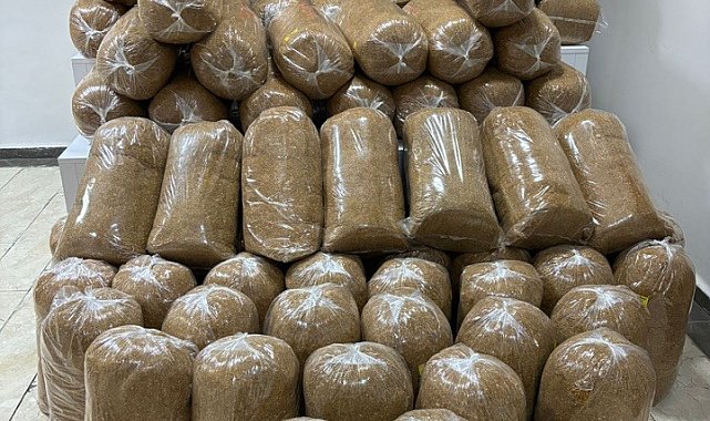 Elazığ'da 425 kilo kaçak tütün ele geçirildi
