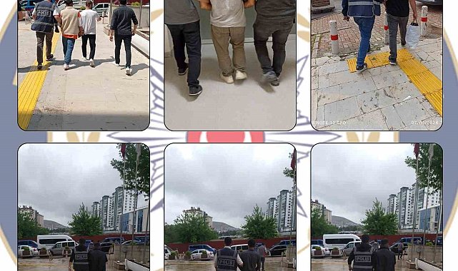 Elazığ'da kesinleşmiş hapis cezası bulunan 17 zanlı yakalandı