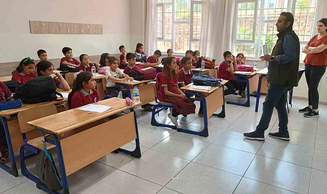 Elazığ'da öğrencilere orman yangınları öncesi tedbirler anlatıldı