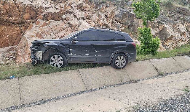 Elazığ'da trafik kazası: 1 yaralı