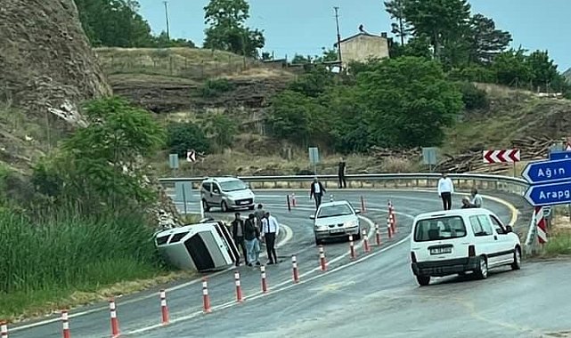 Elazığ'da trafik kazası: 1 yaralı