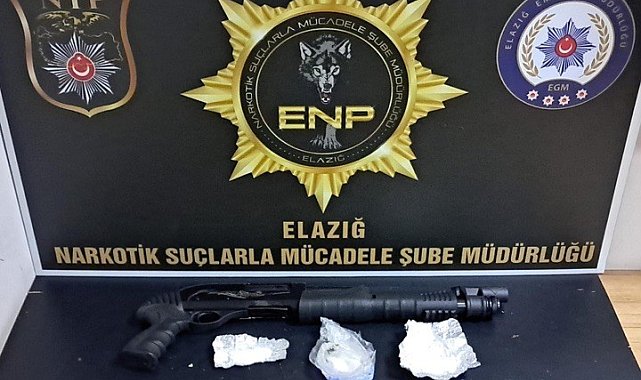 Elazığ'da uyuşturucu satıcılarına operasyon: 2 tutuklama