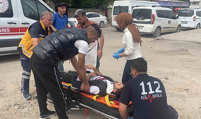 Elektrikli bisiklet devrildi: 1 yaralı