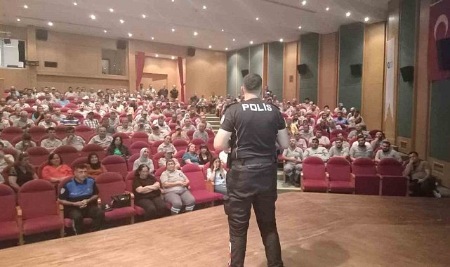 Emniyetten belediye çalışanlarına eğitim