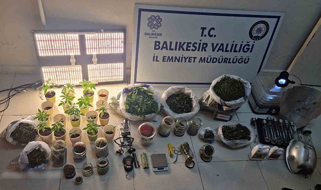 Erdek'te uyuşturucu yuvalarına baskın