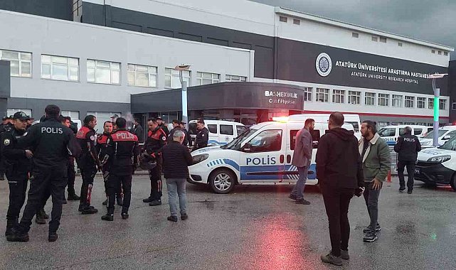 Erzurum'da hasta yakınları, sağlıkçılara ve polise saldırdı
