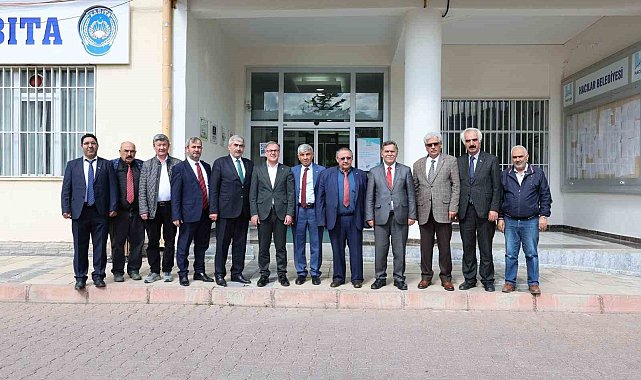 Esnaf odalarından Özdoğan'a hayırlı olsun ziyareti