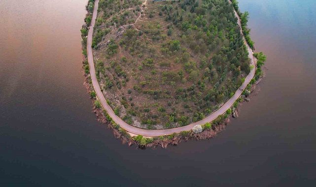 Eymir'de mest eden gün batımı