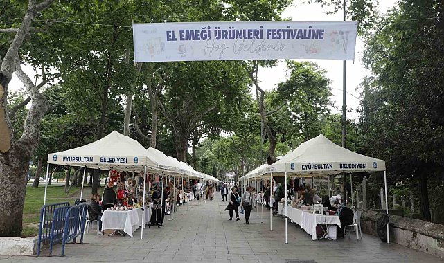 Eyüpsultan'da el emeğini sanata dönüştürenlerin festivali başladı