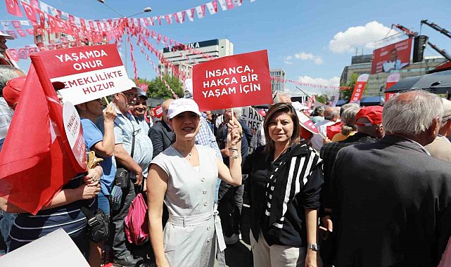 Filiz Başkan, emekliler için Ankara'da