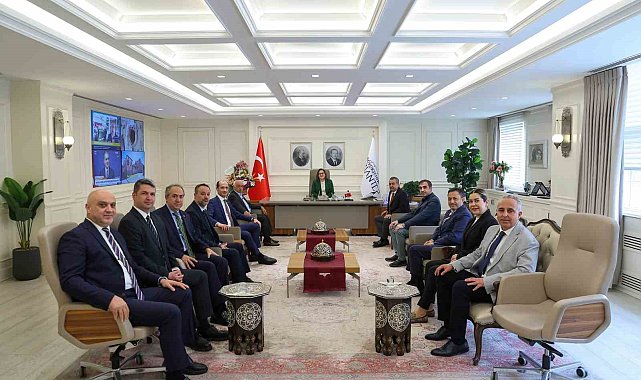 GAİB Heyeti, Başkan Fatma Şahin'i makamında ziyaret etti