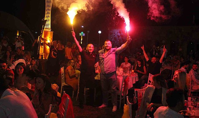 Galatasaray sevdalıları Aydın'da şampiyonluk için bir araya geldi
