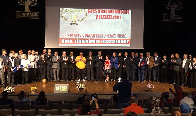 Gaziantep'te 'Gastronominin Yıldızları' ödül töreni düzenlendi