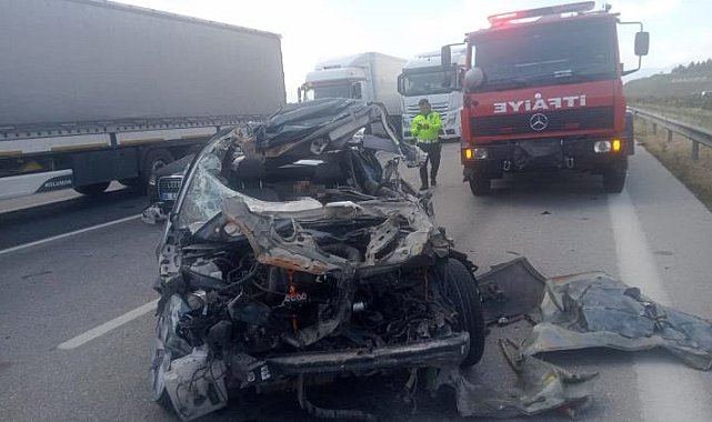 Gaziantep'te feci kaza: 1 ölü, 2 yaralı