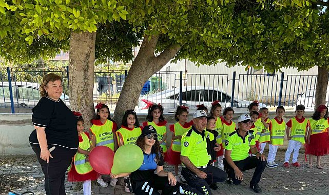 Gazipaşa'da çocuklara trafik eğitimi