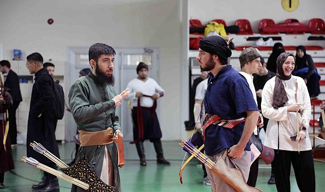 Geleneksel okçular SUBÜ organizasyonunda yarıştı