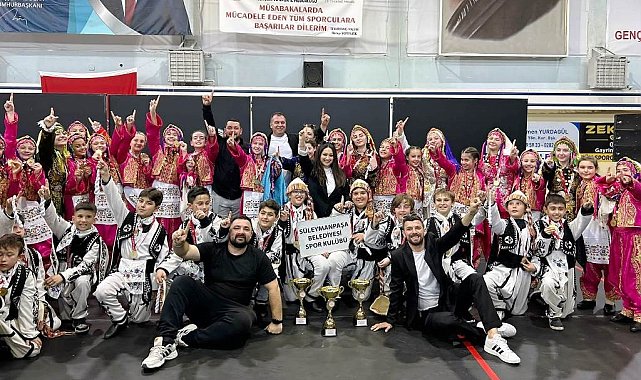 Gençlik ve Spor Kulübü, halk oyunları yarışmasına damgasını vurdu